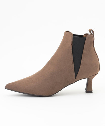 ポインテッドトゥサイドゴアブーティー