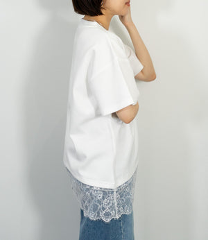 レースドッキングTシャツ