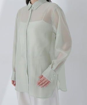 シアーオーバーシャツ