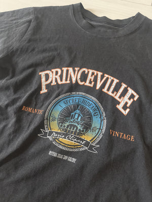 ヴィンテージライクPRINCEVILLEロゴTシャツ