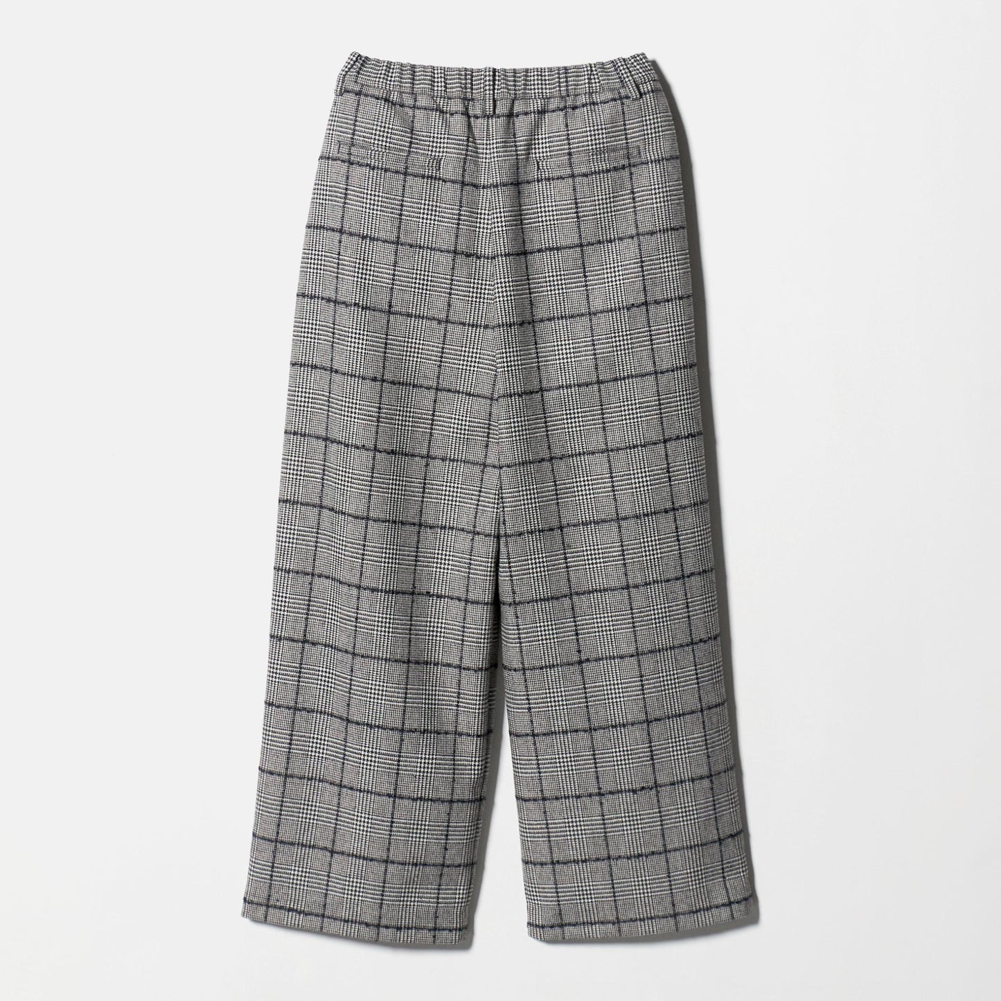 チェック ワイドタックパンツ