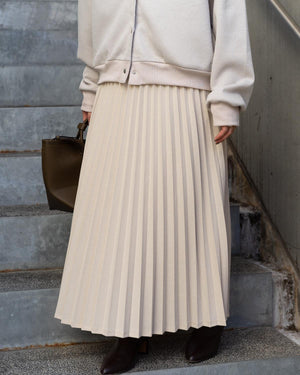 ラメプリーツフレアスカート