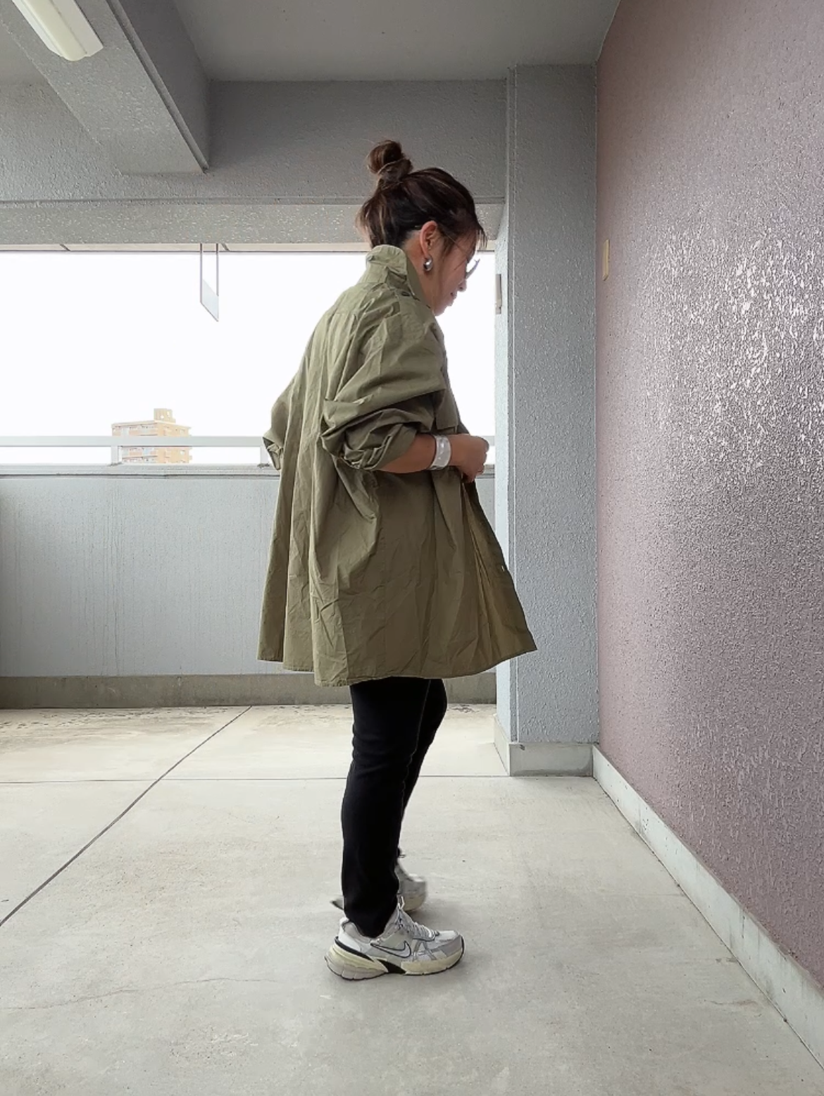 ミリタリーウォッシュオーバーシャツ