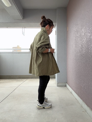 ミリタリーウォッシュオーバーシャツ