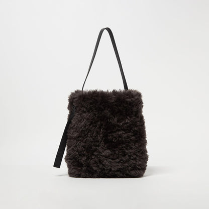 フェイクボア ワンショルダーバッグ