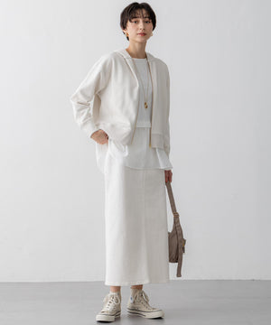 コットンテリー ジップアップ フーディー