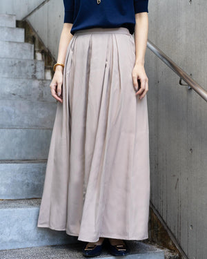 ボックスタックフレアスカート