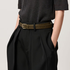 シンプル レザー ベルト