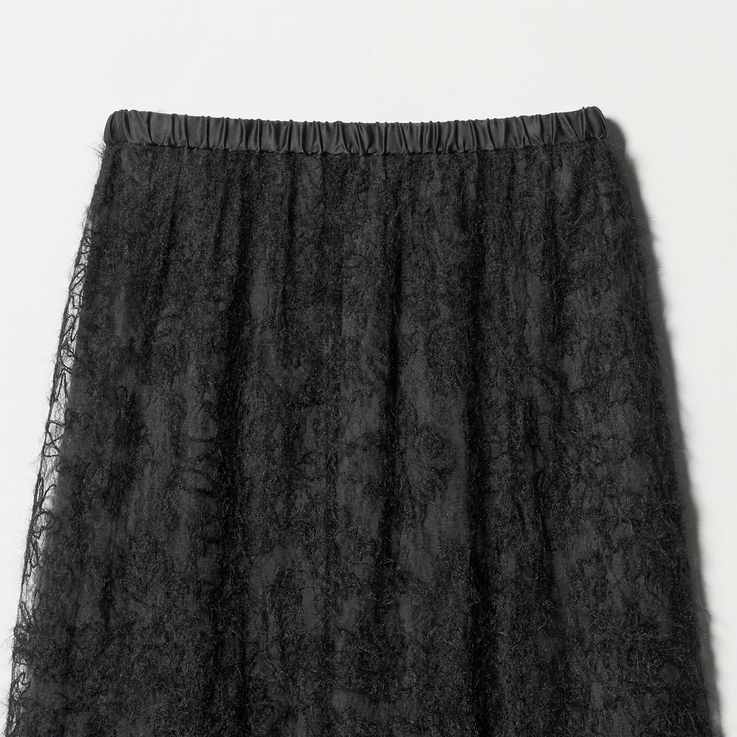 シアー レース ギャザー スカート