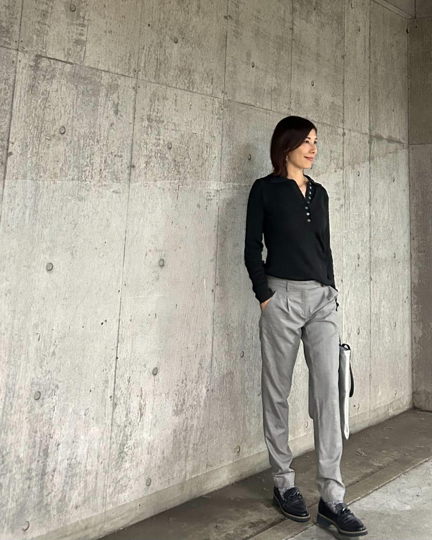 ポロニットリブプルオーバー