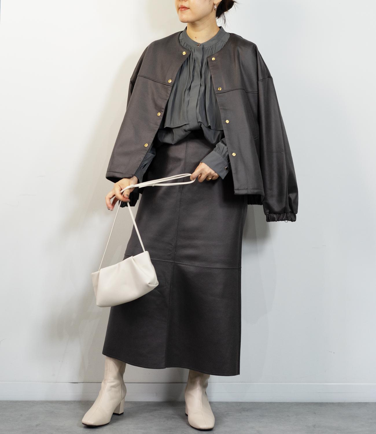 マシュマロコーティングフレアスカート