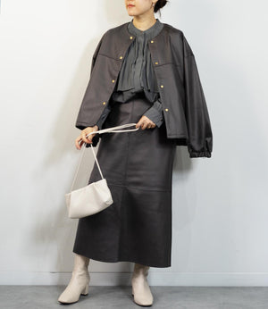 マシュマロコーティングフレアスカート