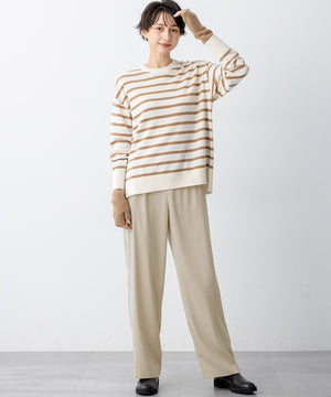 スエーディーサテン ワイド パンツ