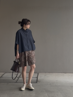 cropped relax shirt refine