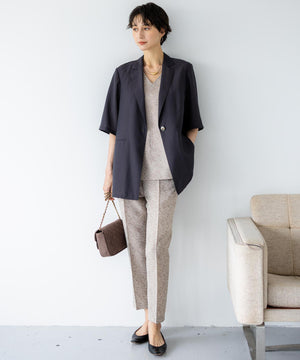 スエード キルティング ショルダーバッグ