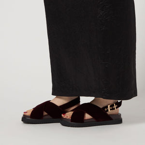 ベルベットクロス サンダル20