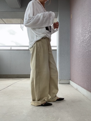 ピグメントワイドバレルデニム