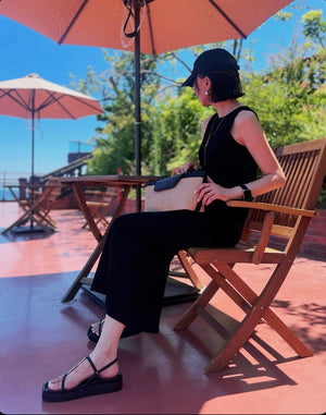 ストローワイドショルダーバッグ