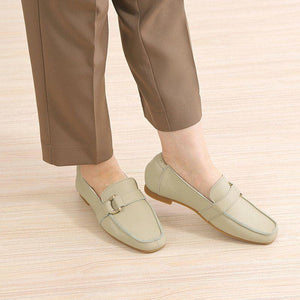 【防水】バックルモカローファー