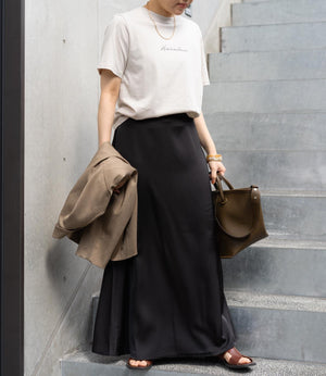 ワンポイントスリムTシャツ