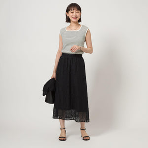 ブライトリブ フレンチスリーブ プルオーバー カットソー -制菌-