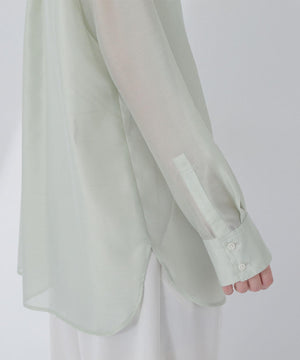 シアーオーバーシャツ