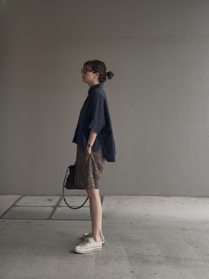 cropped relax shirt refine