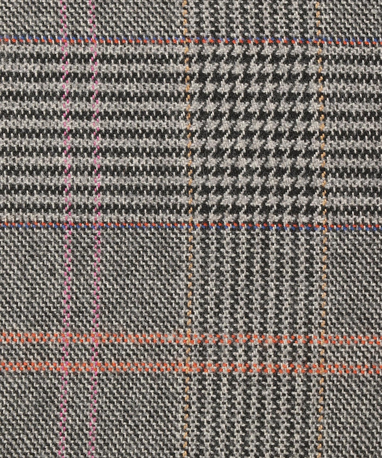 ワイドチェック柄ベルトパンツ