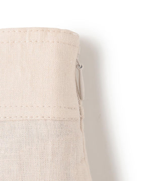 リネンレーヨン セミフレアスカート