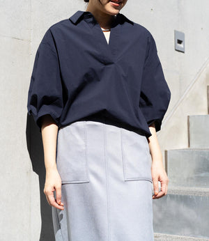 オーバーサイズスキッパーシャツ