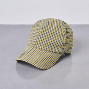 ギンガムチェック キャップ UV