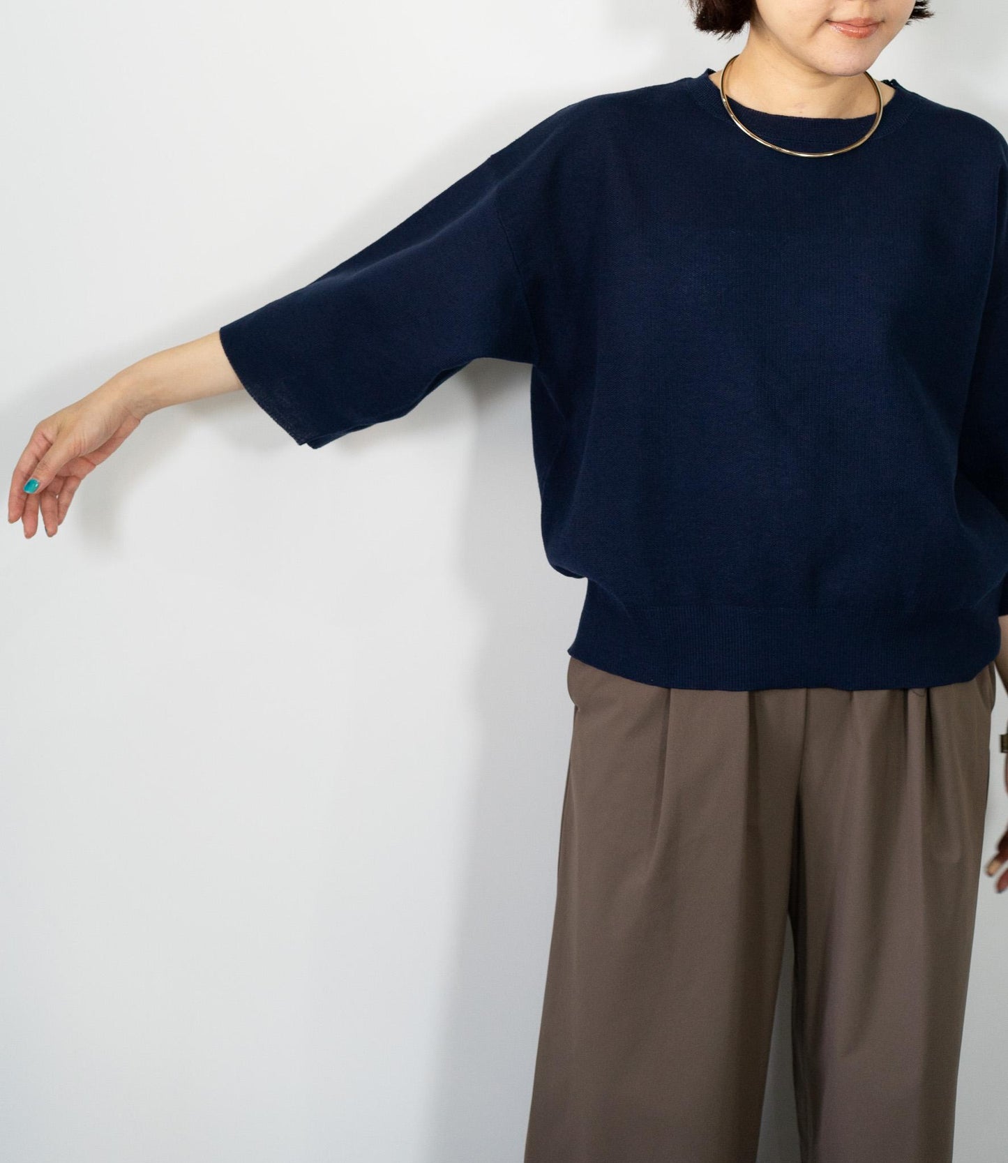 ラメニットTシャツ