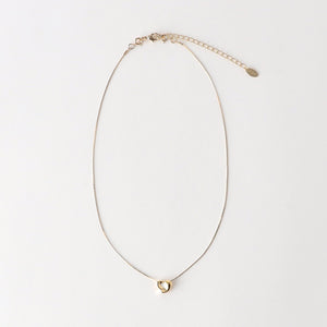 イビツ ハート 3連ネックレス