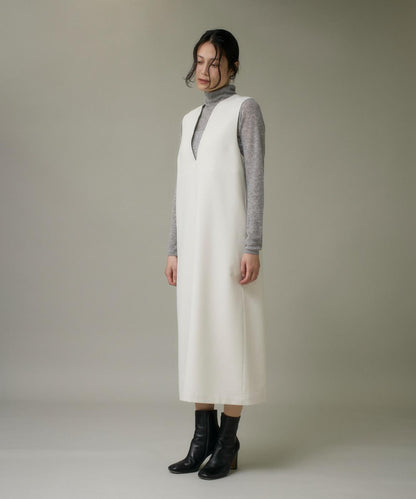 ハイネックニットプルオーバー《Melty air wool》