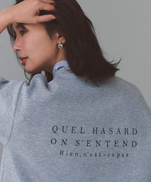 BEAUTY FORM JERSEY 刺繍ロゴ プルオーバー