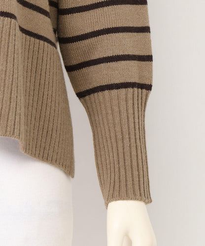 ボーダー柄ニット