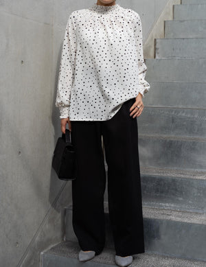 ワイドストレートパンツ