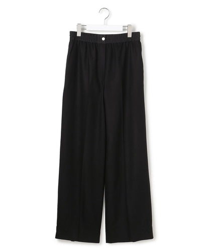 ウォッシャブルライトウール ストレートパンツ