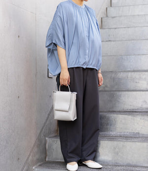 ギャザーモーフドルマンブラウス