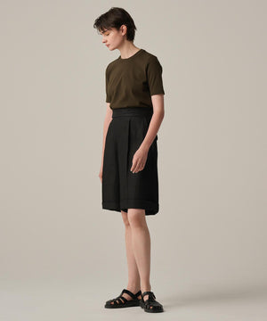 ヘリンボーン リネン ショートパンツ（uncrave WHITE）