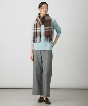 カシミヤチェック マフラー