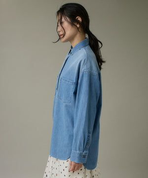 オーバーサイズデニムシャツ