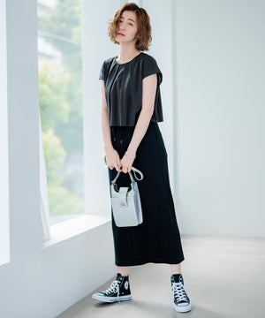 シュリンクフェイクレザーミニショルダー