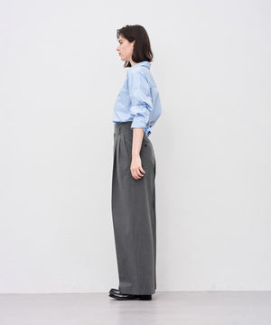 TRツイル ワイドトラウザー