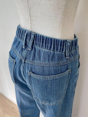 センタープレスフレアデニム