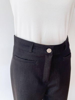 スパンデックスデニムライクパンツ