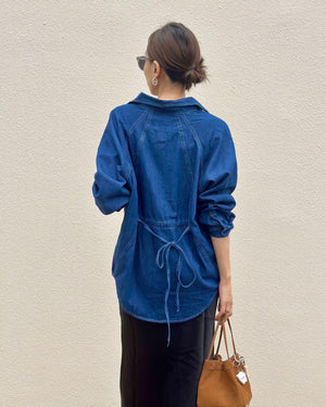 ソフトデニムシャツ