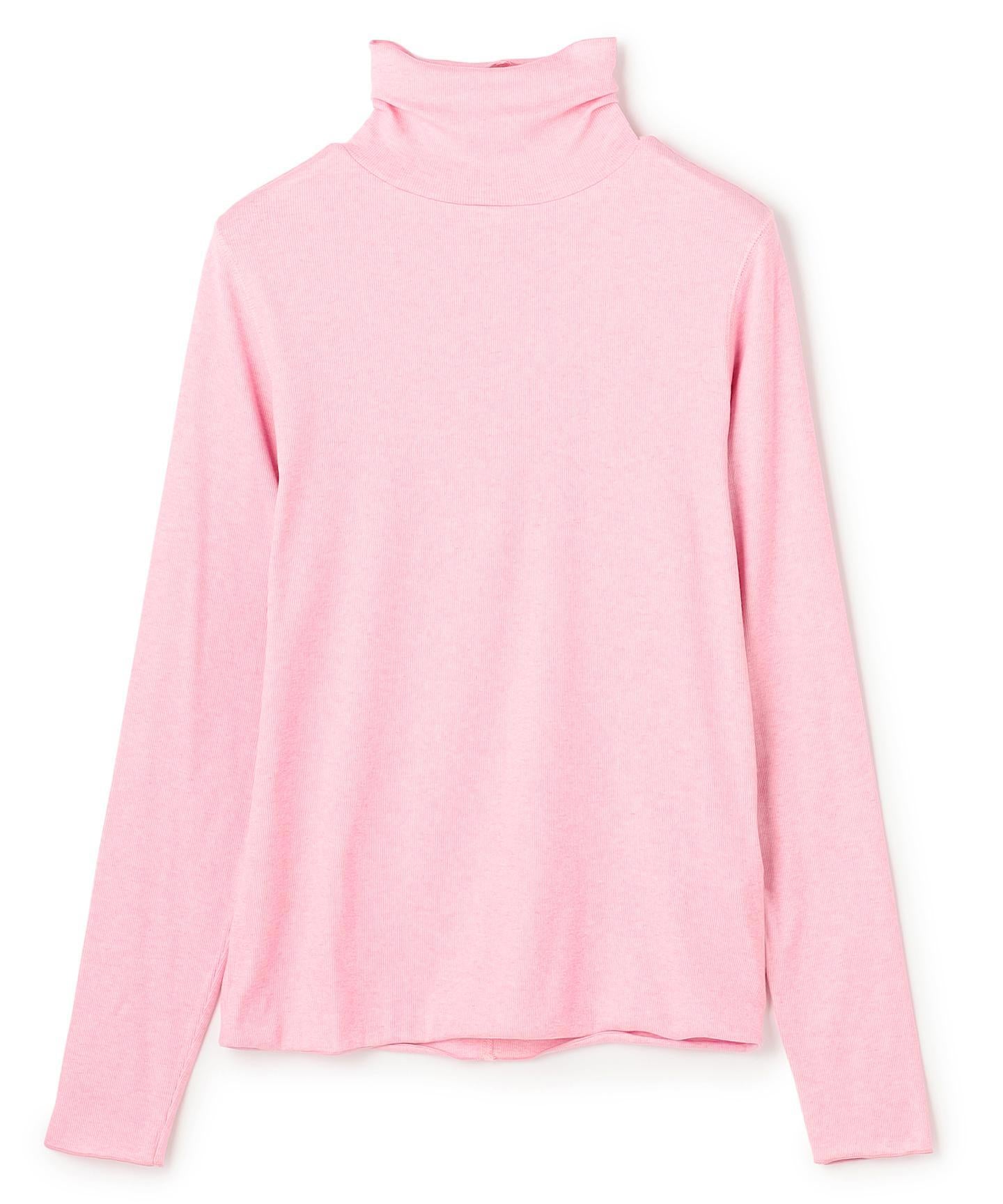 コットンカシミヤ タートルネックカットソー