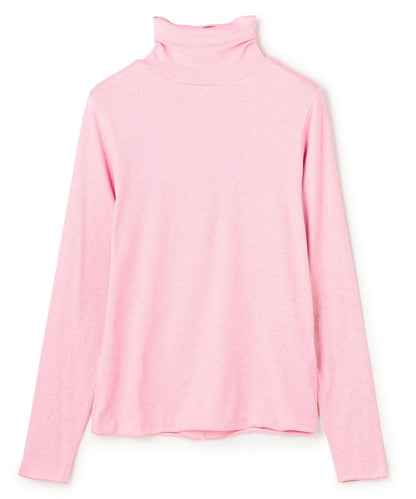 コットンカシミヤ タートルネックカットソー