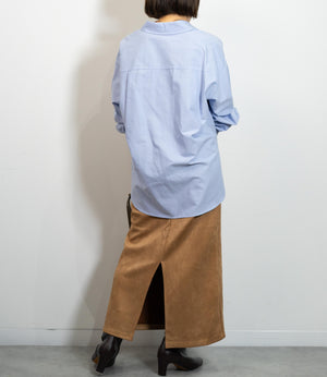 オックスコットンスキッパーシャツ